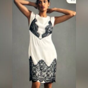 Lace T-Shirt Slip Dress